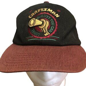 Vintage Craftsman Tools Hat 3D Embroidered Strapback Adjustable Baseball Cap